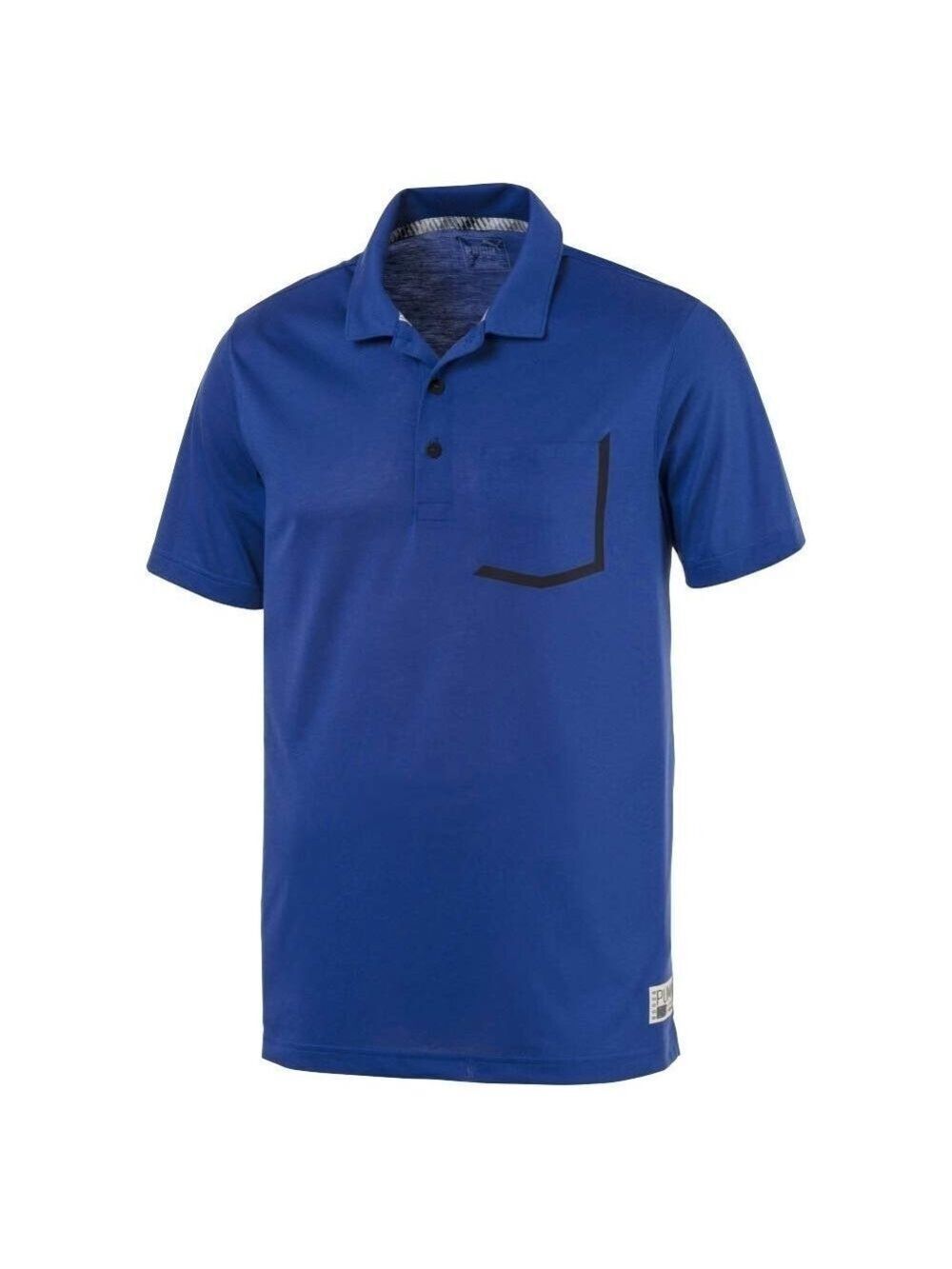 Puma Royal Blue Polo with Black Accents